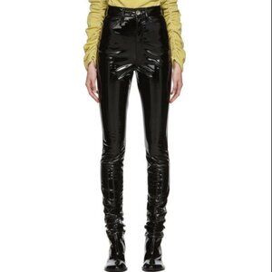 Maison Margiela SS2019 Black Vinyl Pants